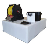 Telewash Systeem PowerUp3D - Glazenwassersysteem met Elektrische Haspel (350 tot 800 Liter)