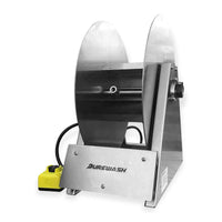 PureWash RVS Elektrische Slanghaspel 12V - Roestvrijstalen Haspel voor Heet Water
