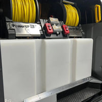 Telewash Systeem 2 Persoons PowerUp3D - Glazenwassersysteem met Elektrische Haspel (400 tot 800 Liter)