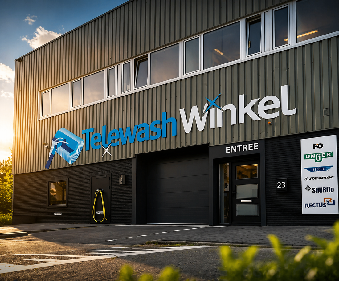 Buitenkant van Telewash Winkel Katwijk