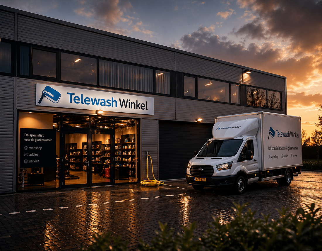 Buitenkant van Telewash Winkel Rotterdam