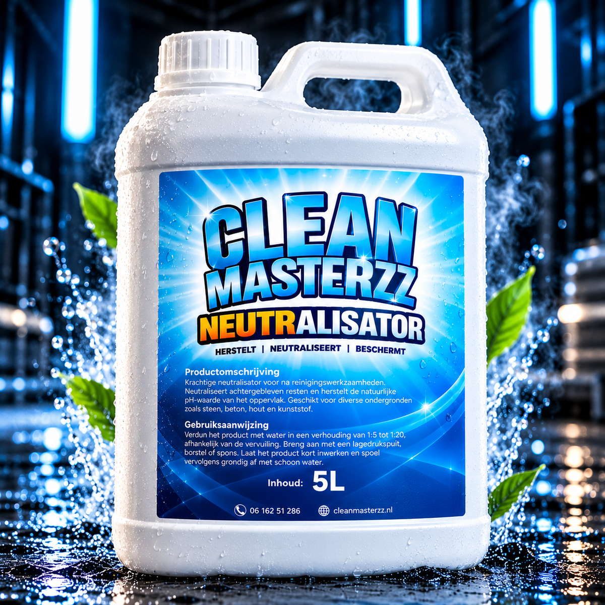 CM Softwash Neutralisator 5L - Neutraliseert Natriumhypochloriet na het Softwashen-thumbmail-1