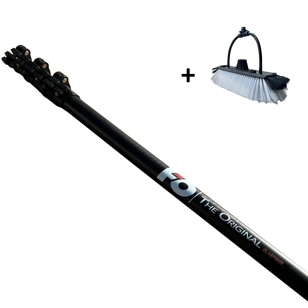 Telescoopsteel FO Glasfiber 9.25 + borstel