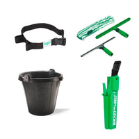 Unger Prof. Glazenwasserset 45 cm met Emmer - Complete Set voor Streeploos Wassen