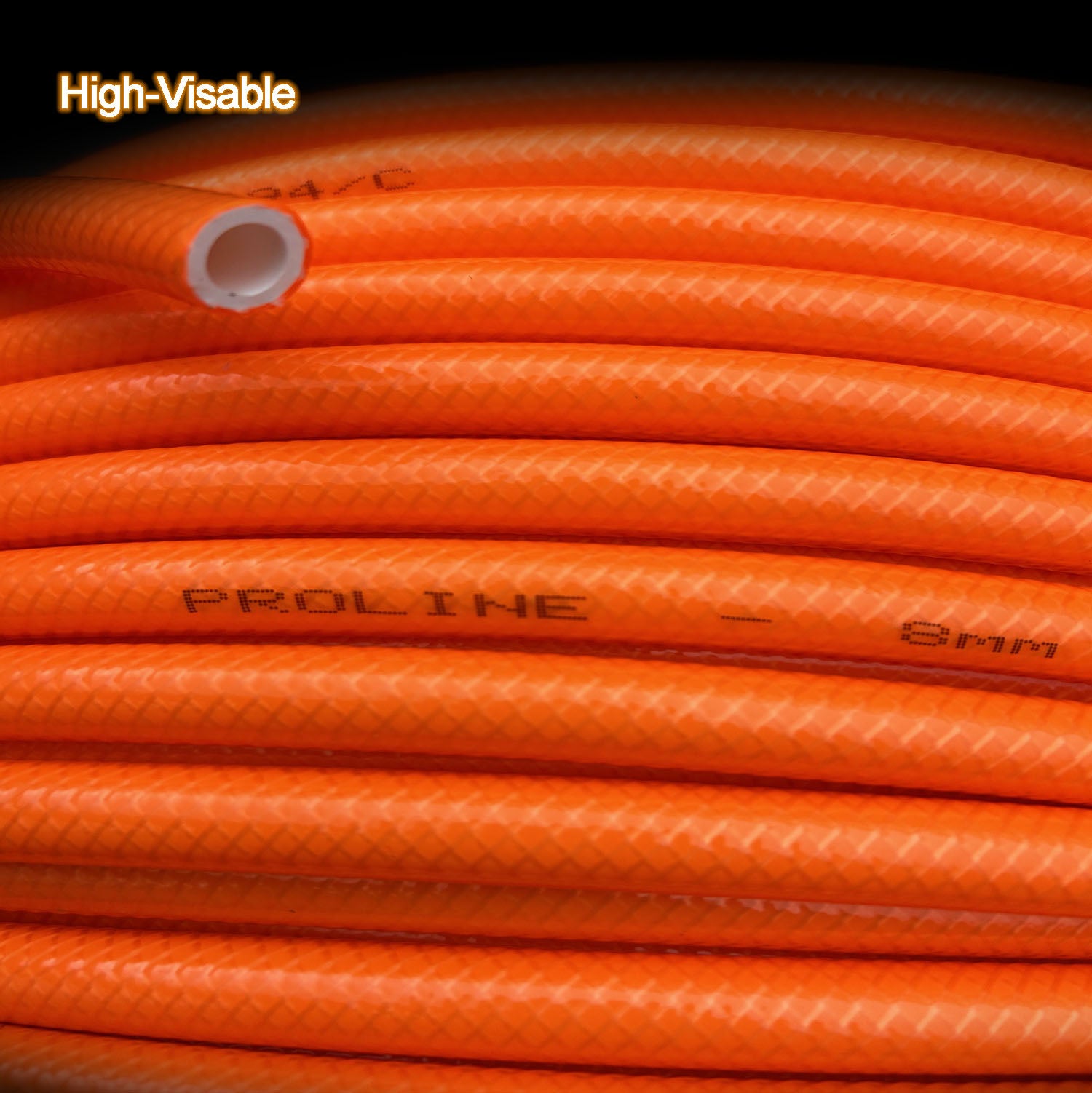 NEW! PRO-Line High-Vis Haspelslang ORANJE 8mm - 100 meter