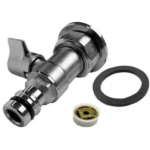 Unger HydroPower ULTRA water inlet chrome-plated brass