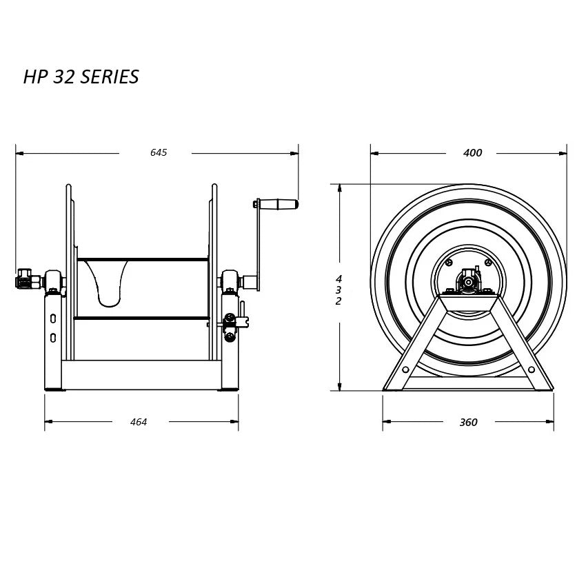 HP32 Haspel *Leverbaar vanaf 13 Juli*