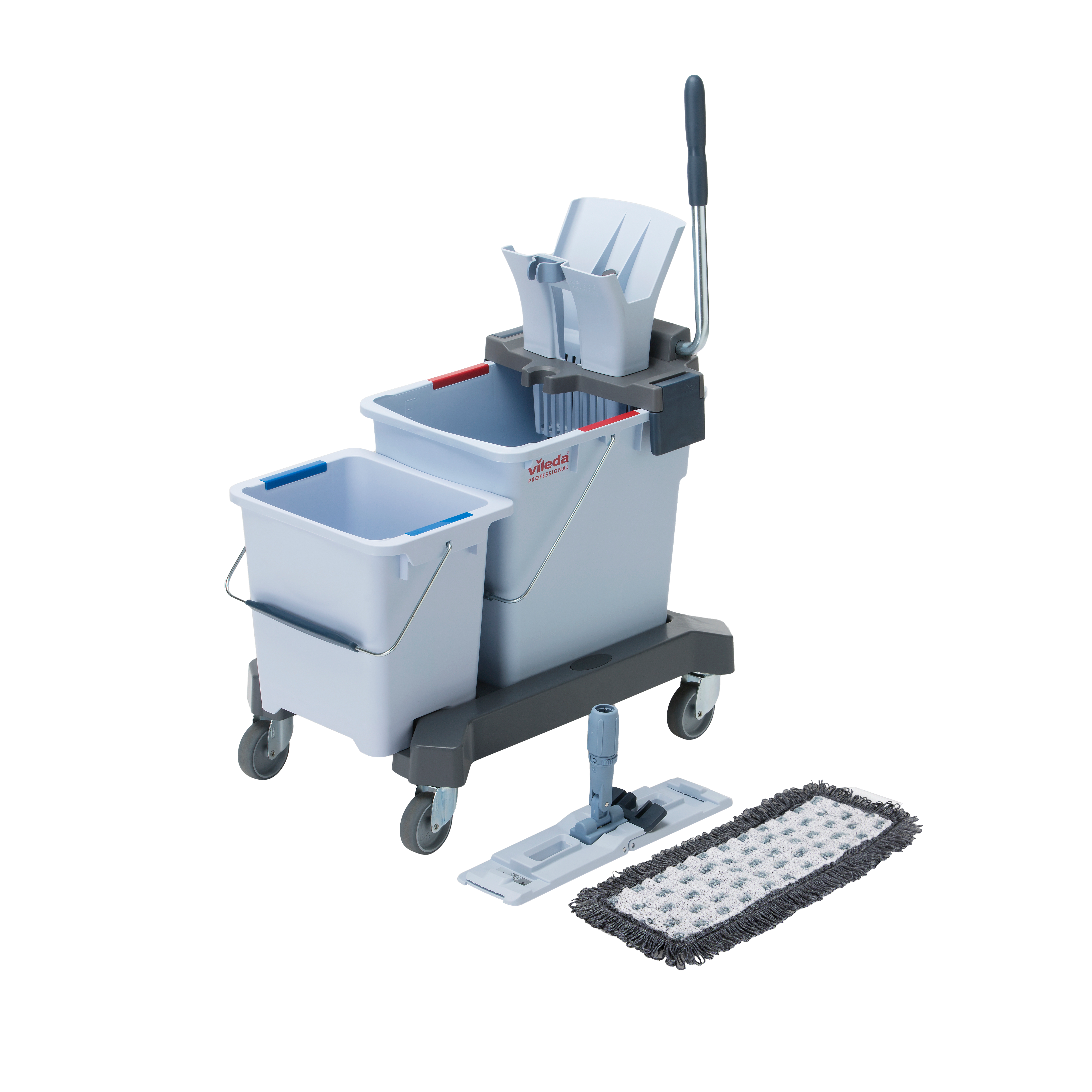 Vileda Profesioneel | Ultraspeed | Pro double starterkit met mopframe en mop | 25L