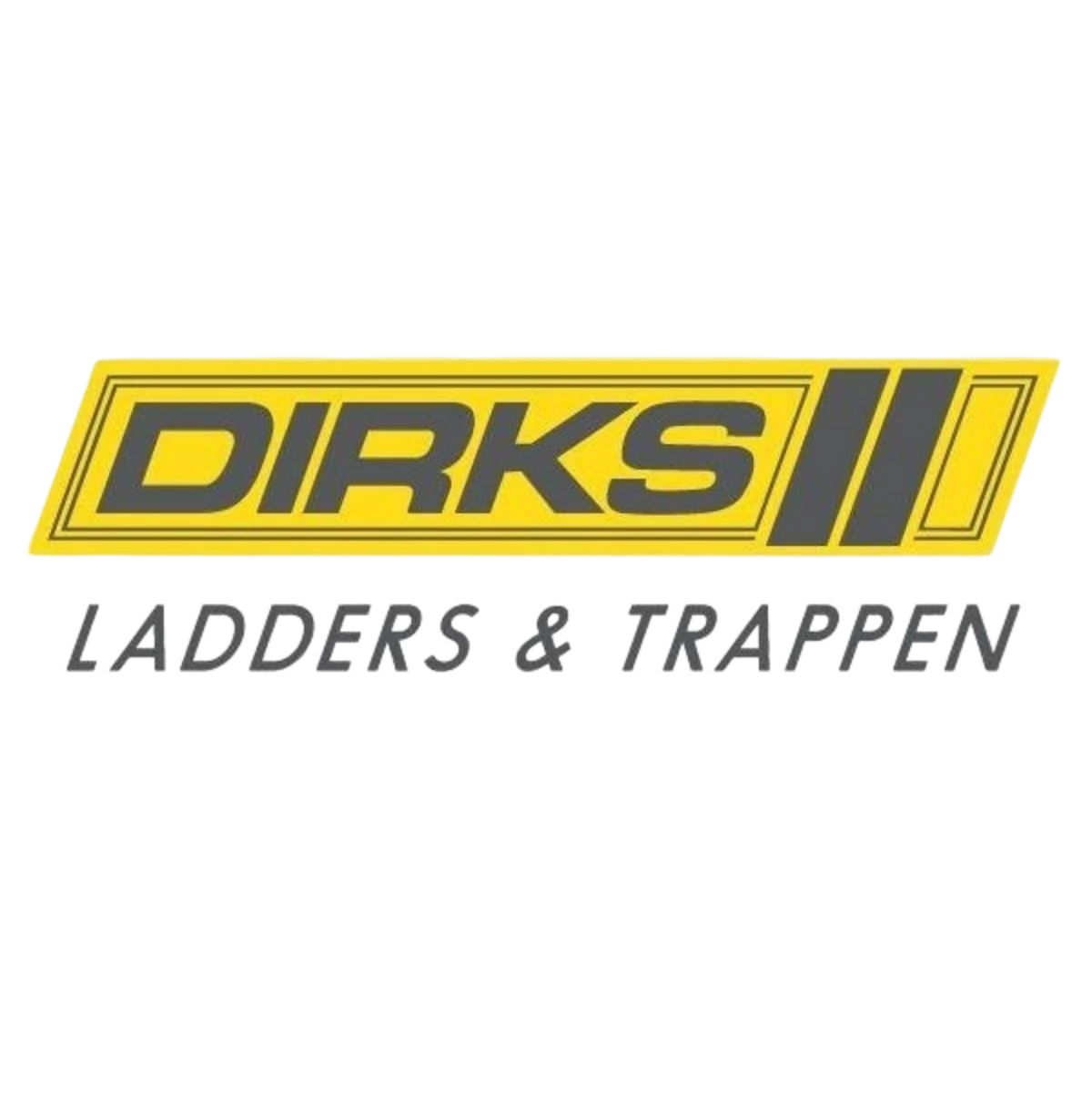Dirks Glazenwassersladder tweedelig 2×9 treden – Opstap 30 cm - logo Dirks Ladders en Trappen