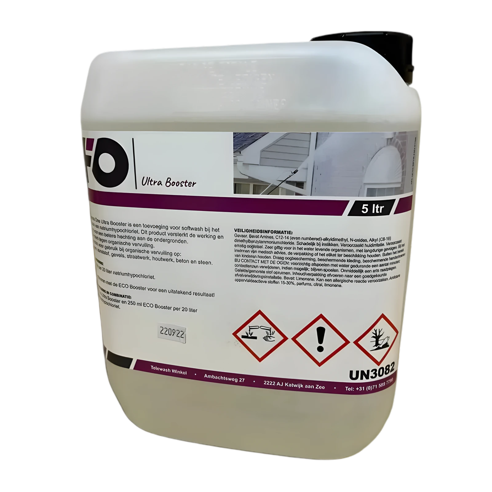 FO Ultra Booster 5L - Versterkt Natriumhypochloriet en de Hechting
