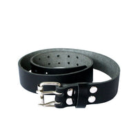 Glazenwassersriem met Dubbele Gesp - Stevige Leren Riem, 4 cm Breed
