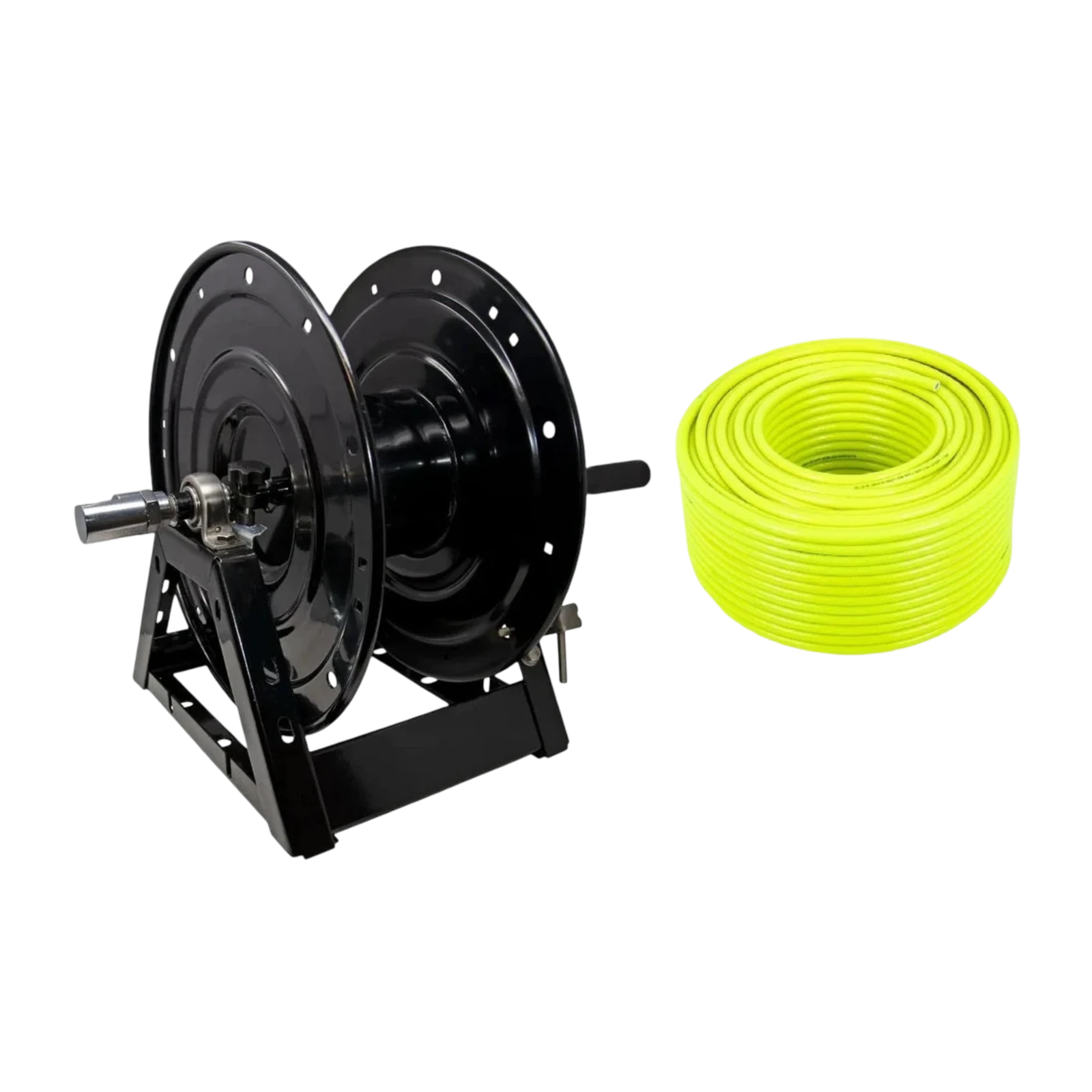 HP20 Slanghaspel + High-Vis Haspelslang 8mm 100 Meter - Setprijs - productfoto 3