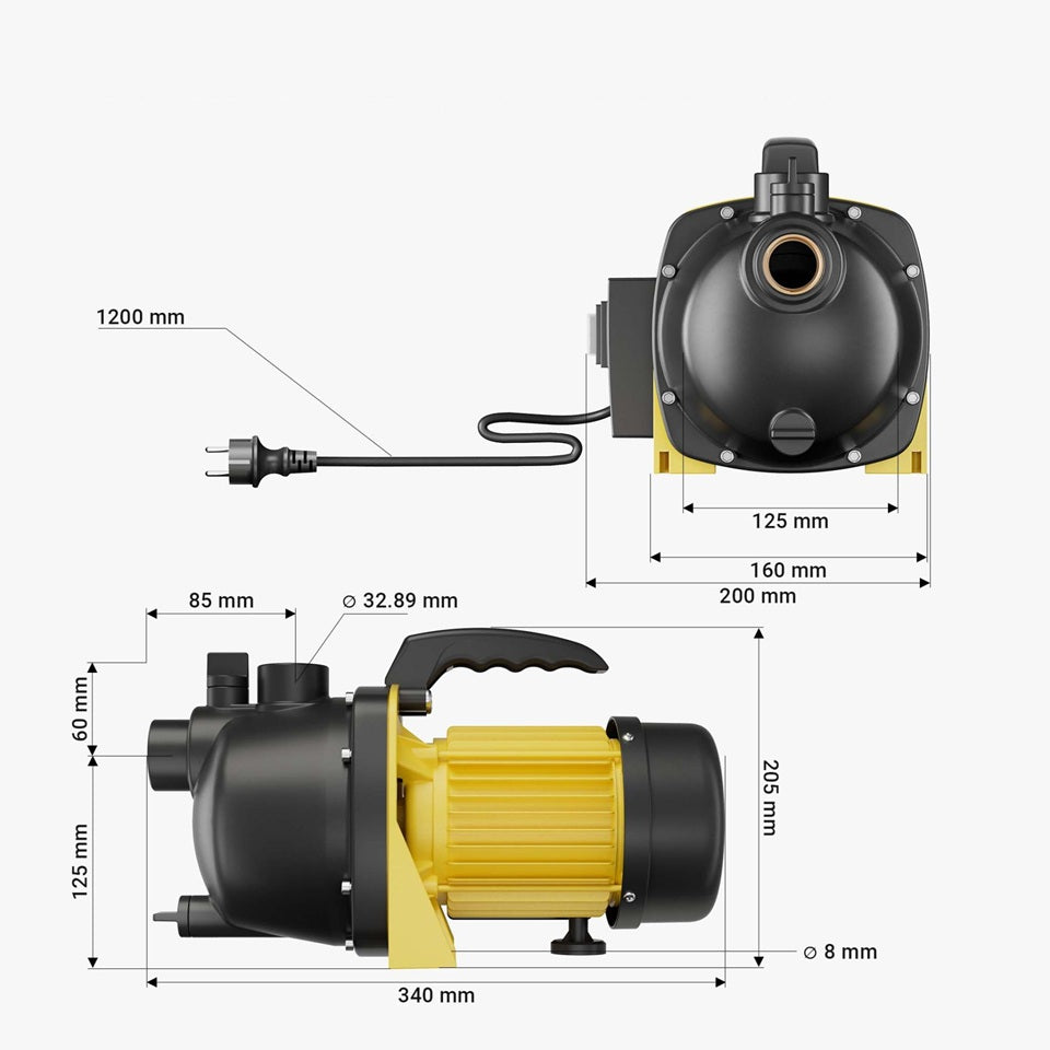 Hydrofoor pomp 3600 60lpm SET