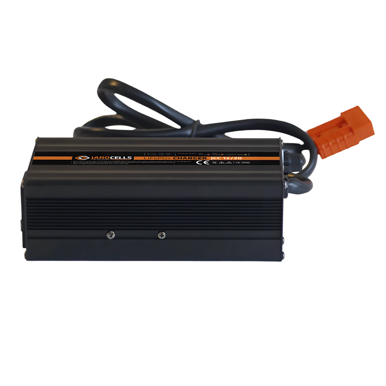 Jarocells 12V 20A acculader IP22 Anderson, voor Jarocells 90Ah