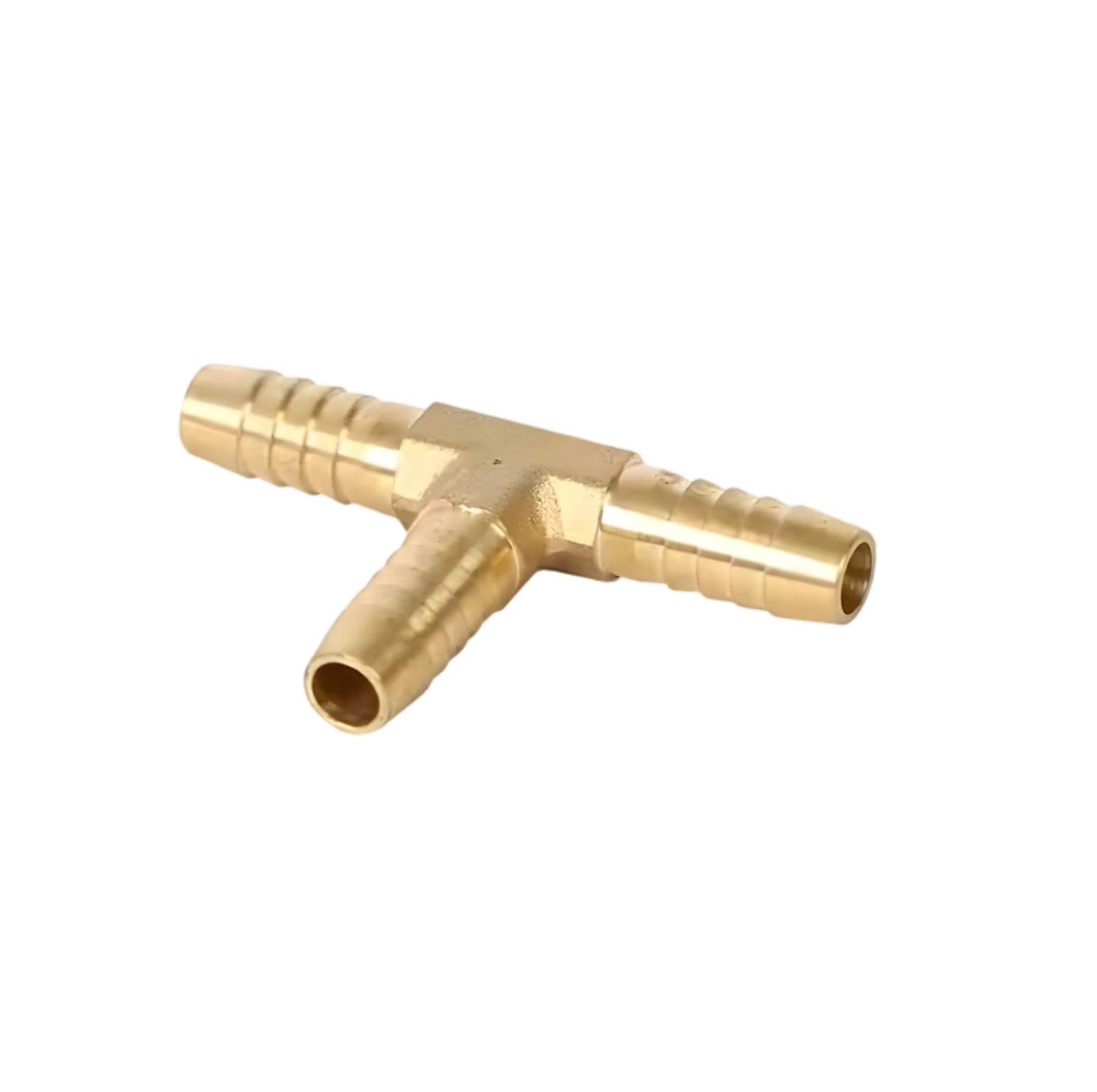 Messing T-Splitter 5mm - voor Steelslang