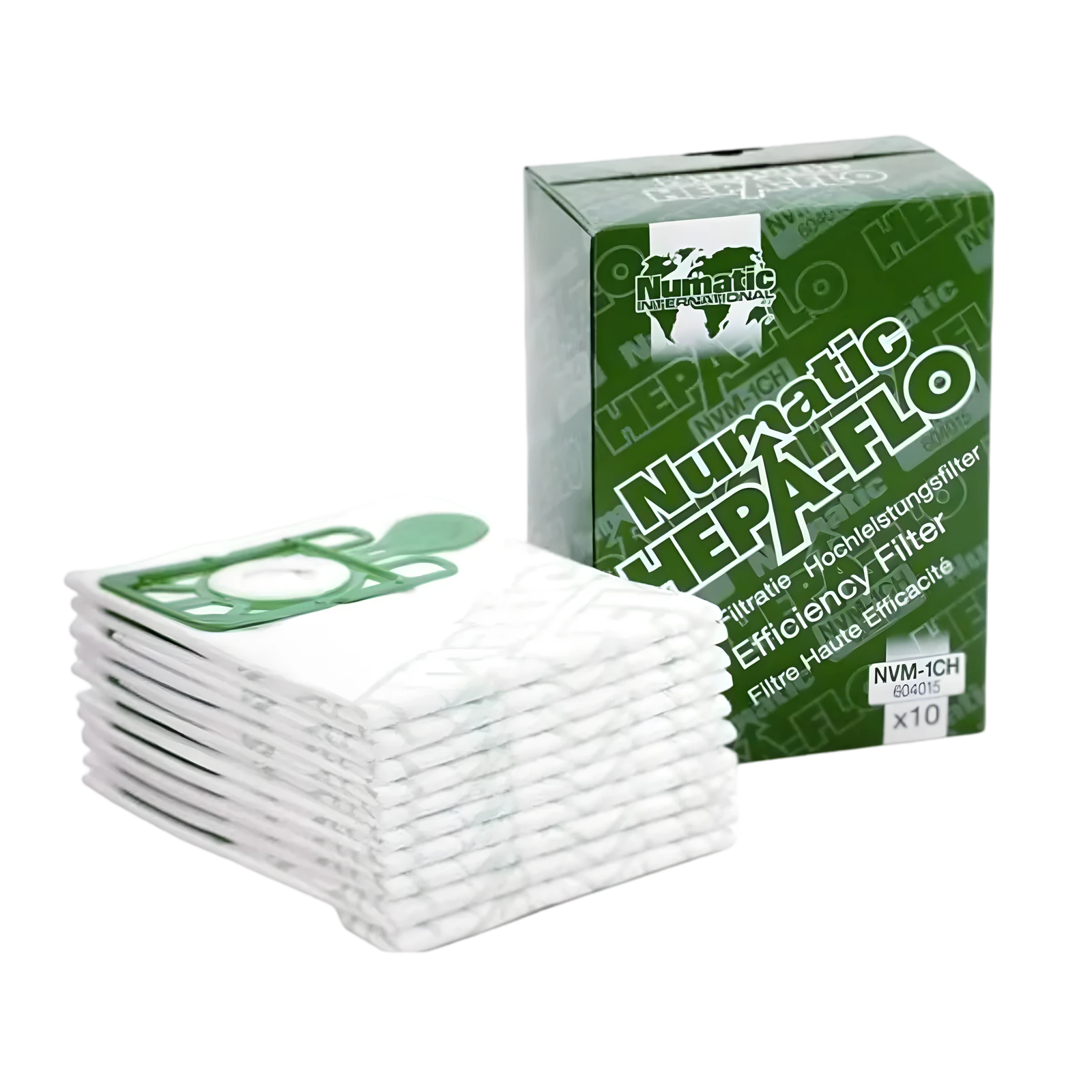 Numatic Hepa-Flo NVM-1CH Stofzuigerzakken - Originele Zakken (Doos van 10)