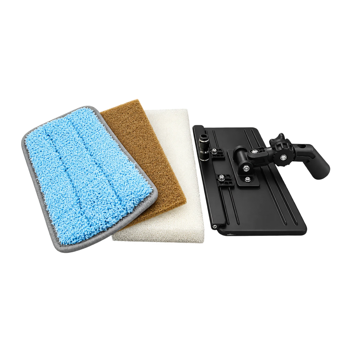 Padhouder 25,5 cm met Swivel en Rinse Bar - Inclusief Microvezelpad, Woolpad en Schuurpad-thumbmail-1