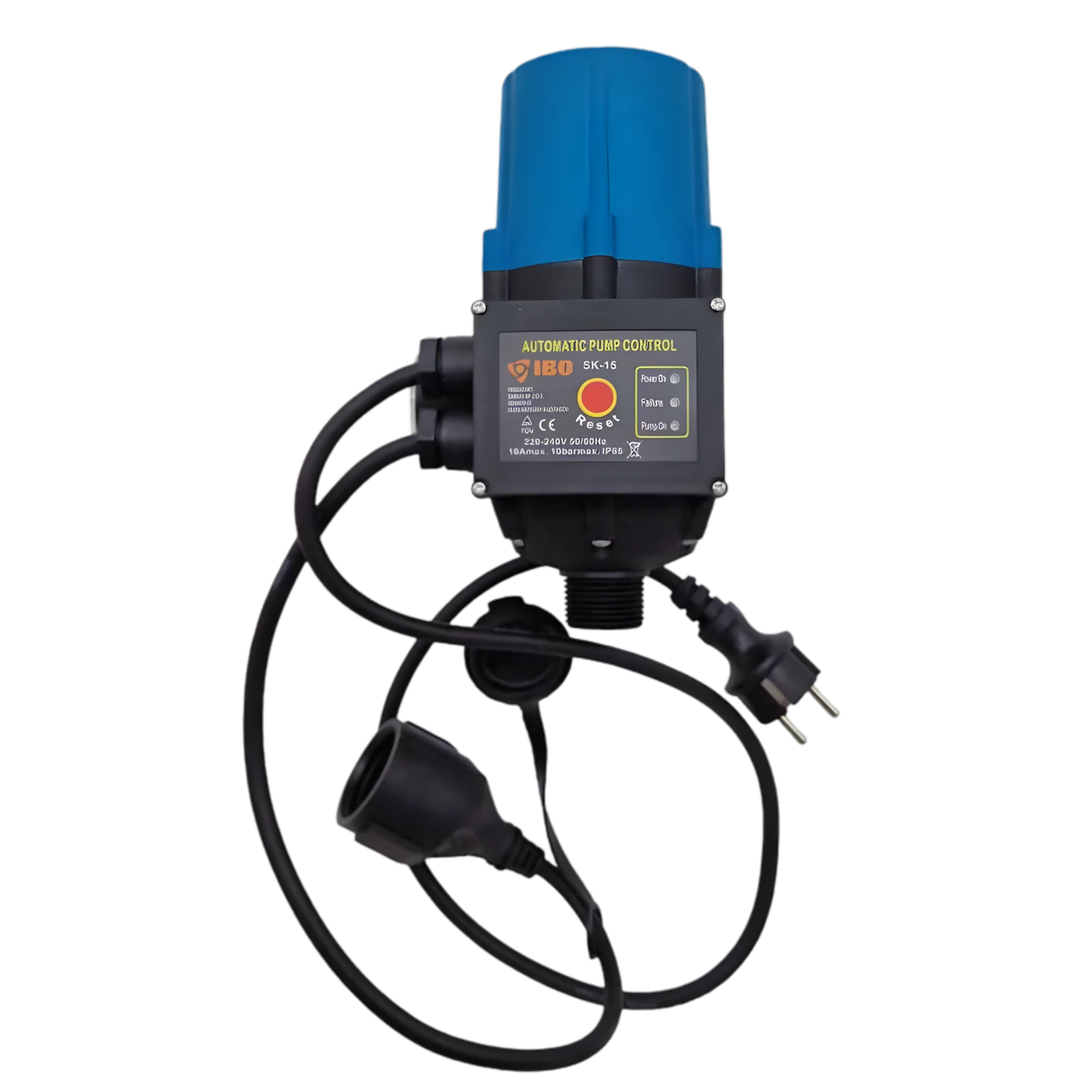 Pompbesturing met Droogloopbeveiliging en Manometer - Voor Hydrofoorpomp