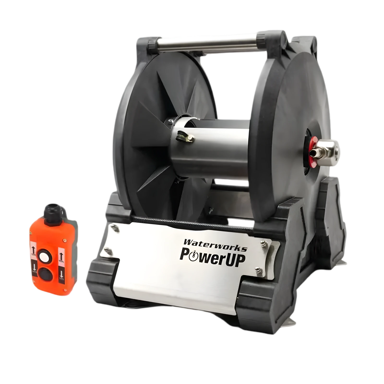 PowerUP 3D Elektrische Slanghaspel - Ketting Aangedreven Haspel voor Telewash Systemen