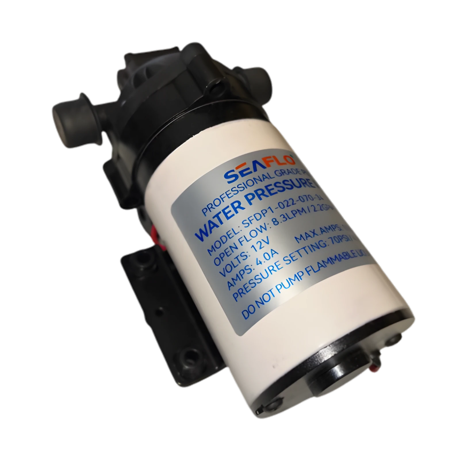 Seaflo Softwash Pomp 70 PSI 8.3 l/min - 12V, Chemiebestendig