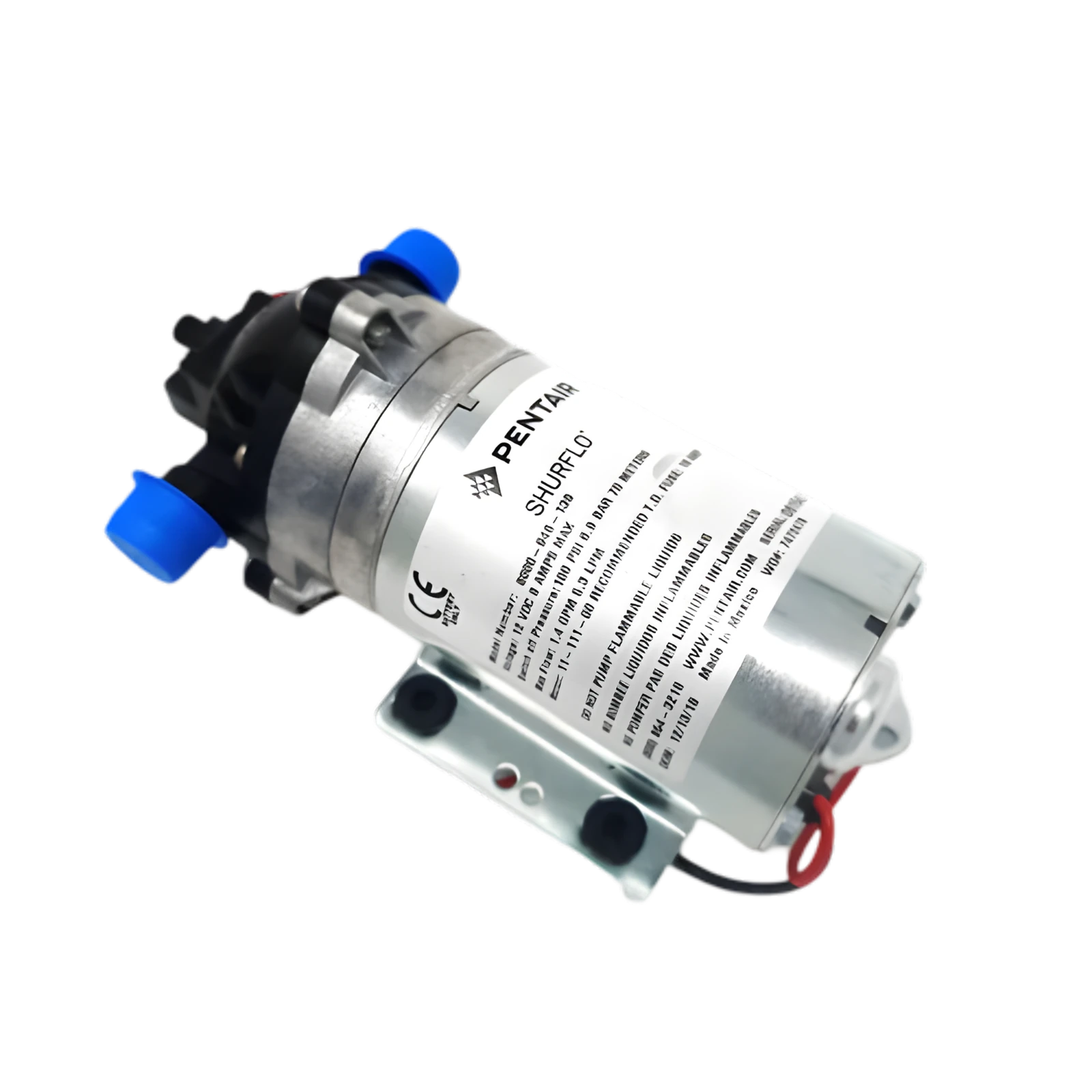 Shurflo pomp 100 PSI 5.3, 12V waterpomp voor telescoop glasbewassing