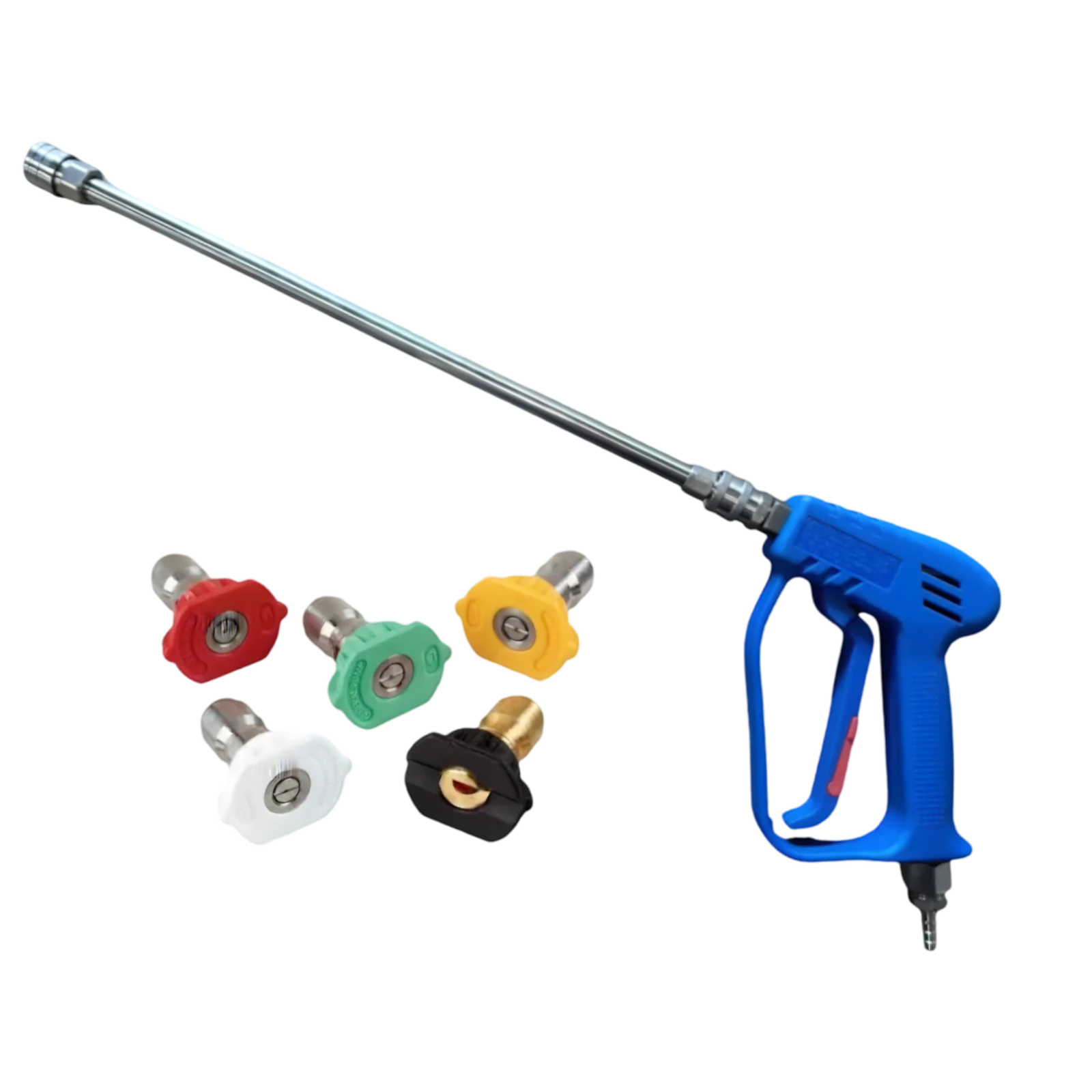 Softwash RVS Spuitpistool met 40 cm Lans en Nozzleset - Complete Softwash-set