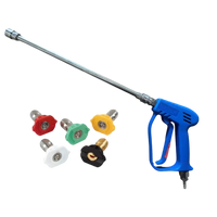 Softwash RVS Spuitpistool met 40 cm Lans en Nozzleset - Complete Softwash-set