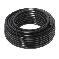 Tuinslang Zwart 12.5mm - Per Meter, Gewapend voor Heet Water
