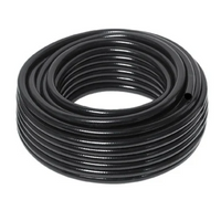 Tuinslang Zwart 12.5mm - Per Meter, Gewapend voor Heet Water
