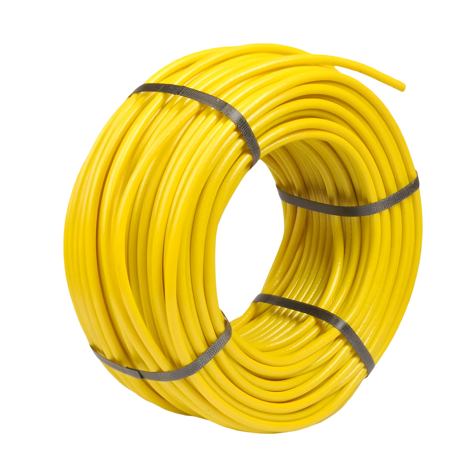 Unger Steelslang 5mm - Rol 100 Meter, Gewapend Geel