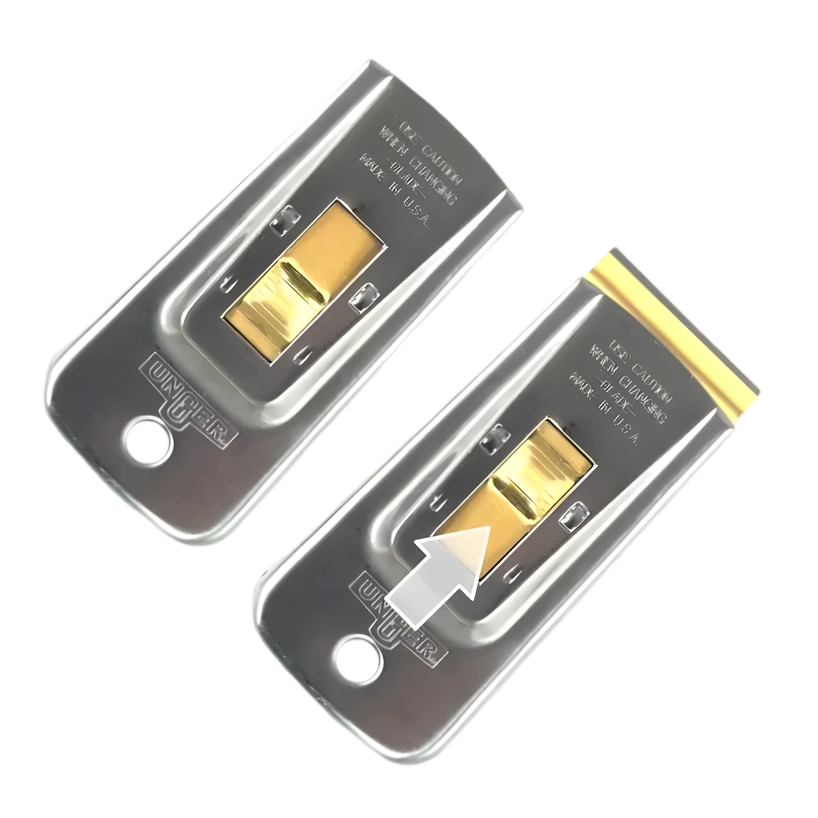 Unger Veiligheidsschraper 4 cm Metaal - Stevige Pocketschraper