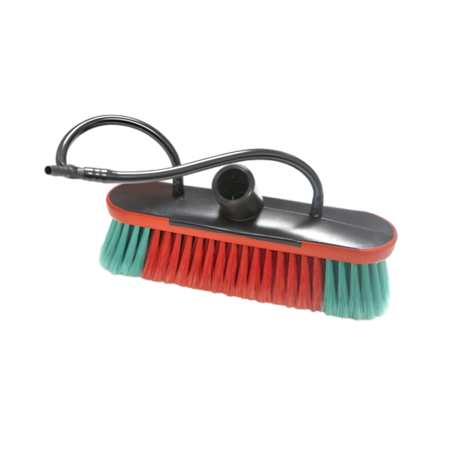 Vikan ovale borstel 27 cm, zachte wasborstel met slagrubber voor glas en gevel