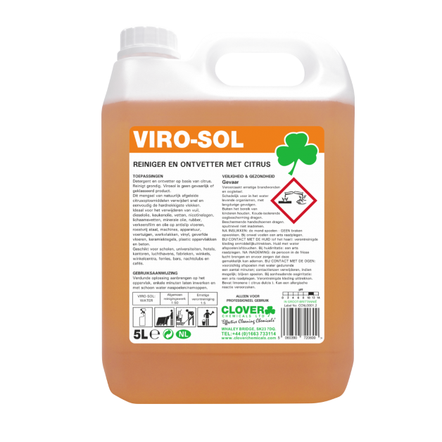 Clover Virosol Entfetter 2 x 5 Liter